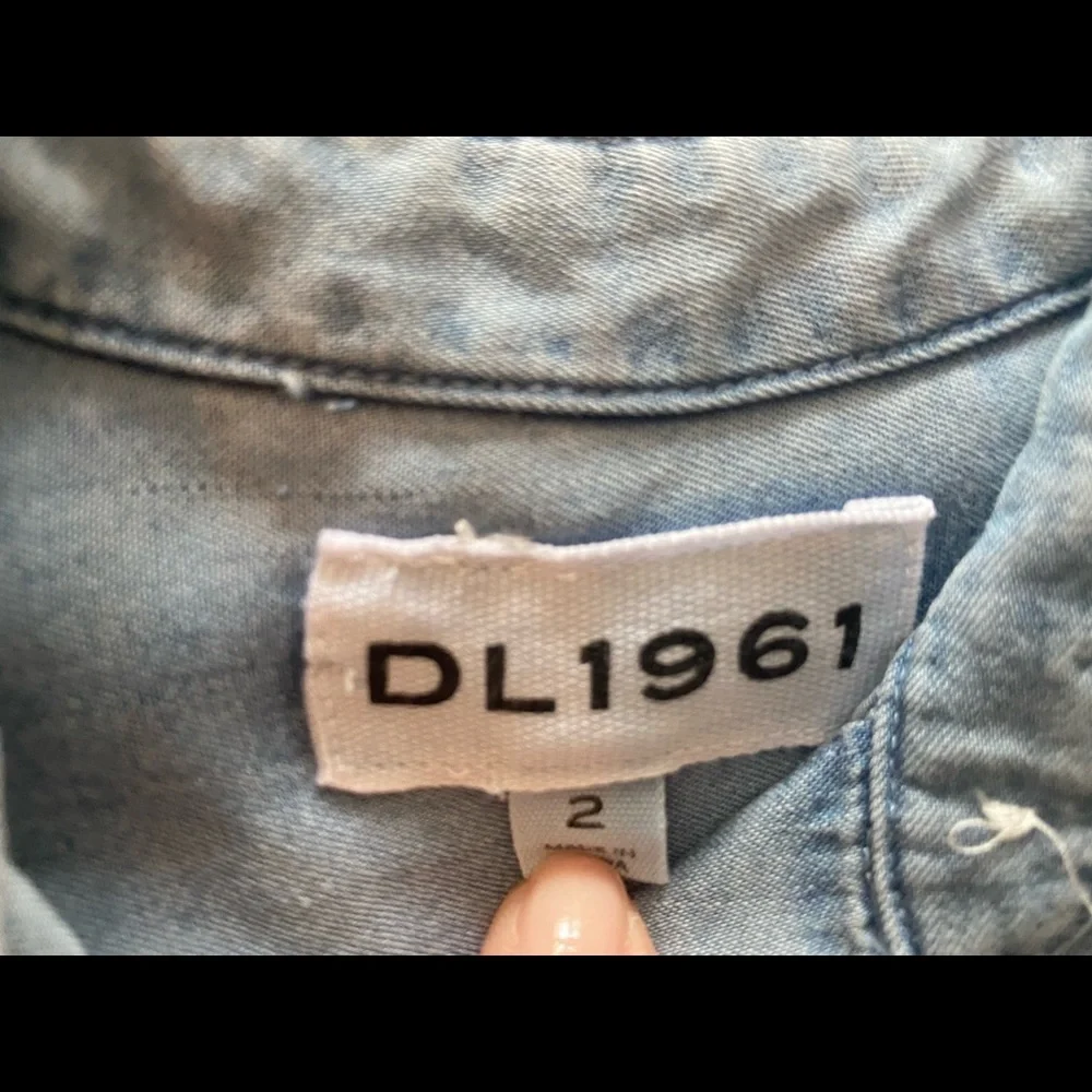 DL1961 Girls Chambray Top Short - 2 Years / 2T